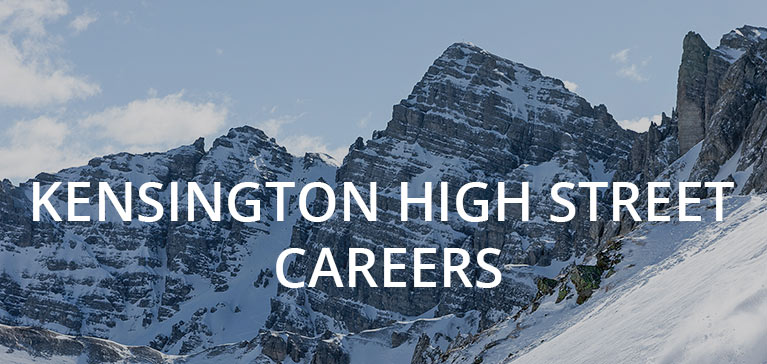 Kensington High Street careers banner